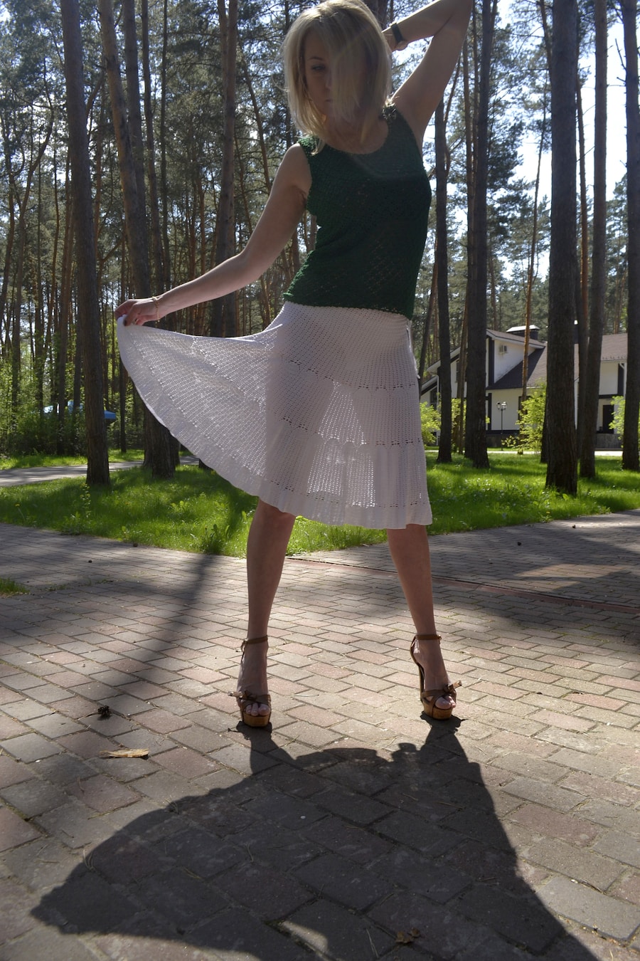 Photo tulle skirt