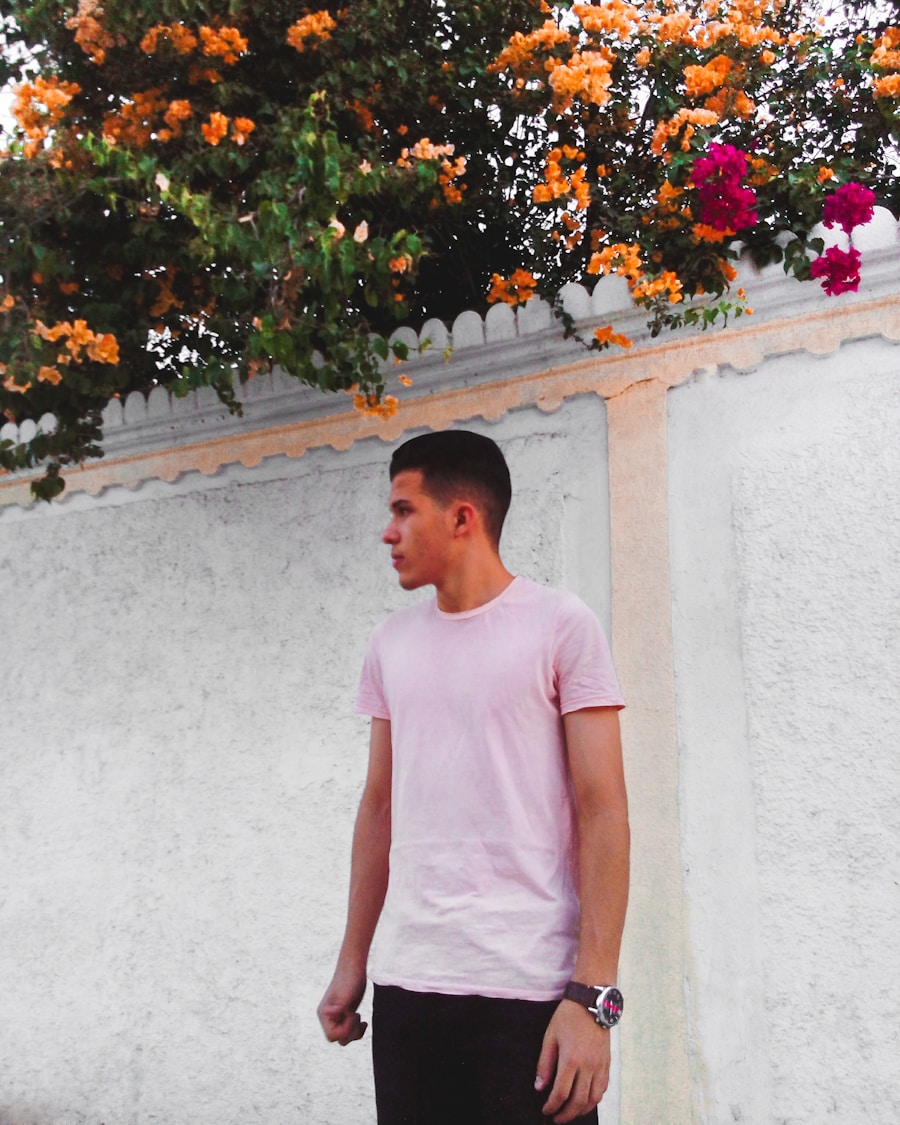 Photo pink shirt