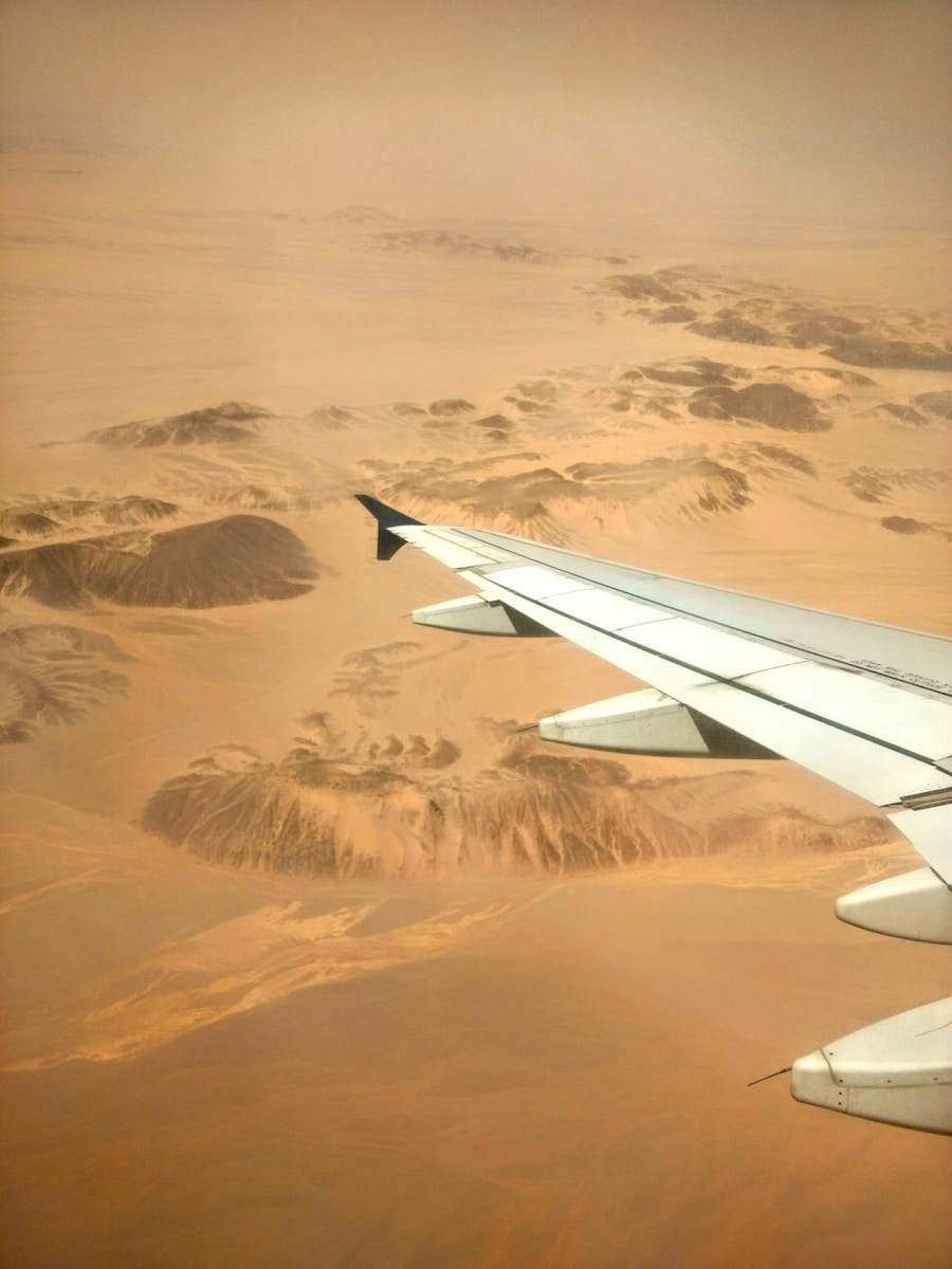 Photo egypt airplane