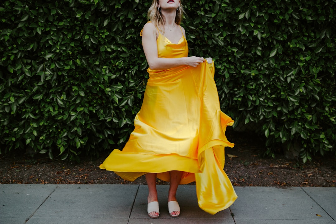 Photo cornflower dress