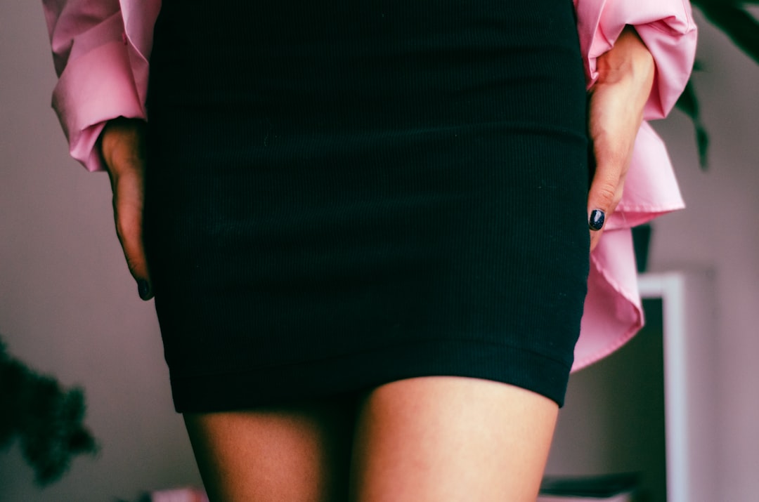Photo knee-length dress