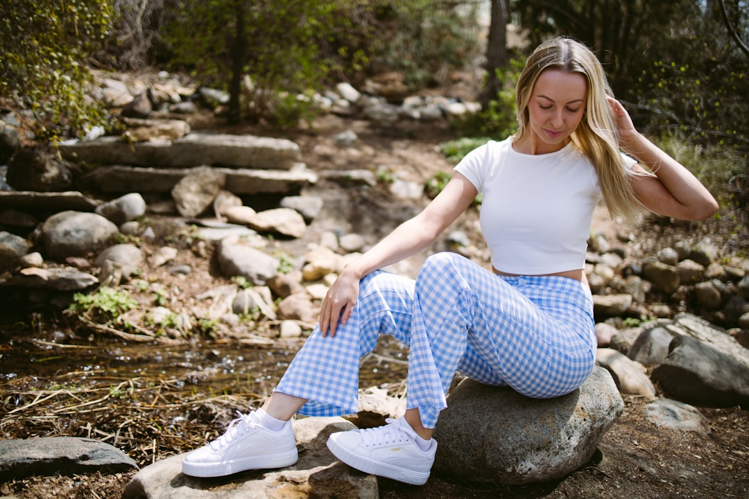 Photo flared pants